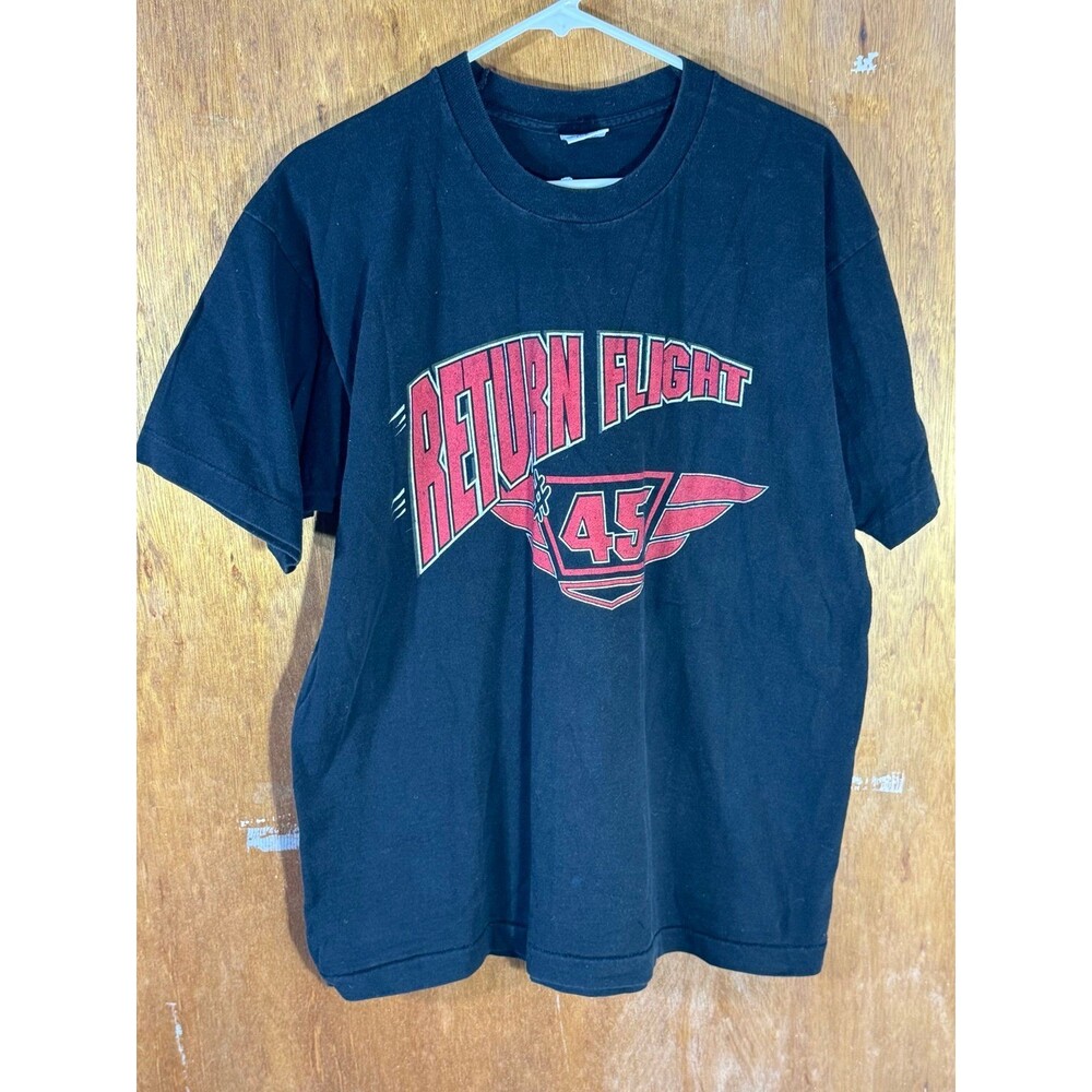 Vintage Salem Sportwear Return‎ Flight #45 Michael Jordan Shirt Large L USA